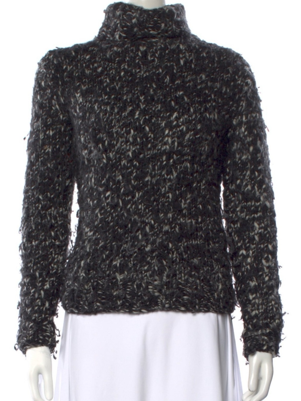 Ralph Lauren Merino Wool & Alpaca Hand Knit Turtleneck Sweater Sz M